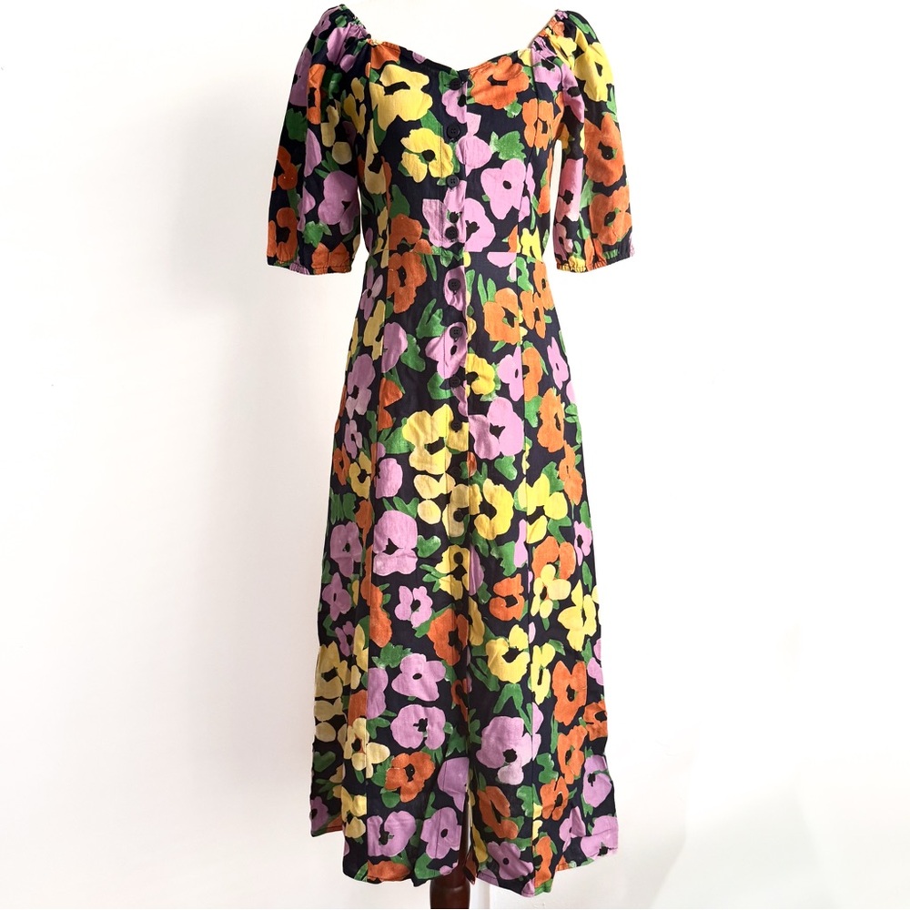 NWT Princess Highway Floral Multicolor Midi Dress